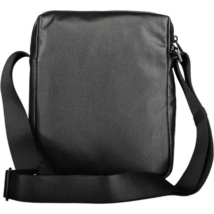 Black Polyester Men Shoulder Bag