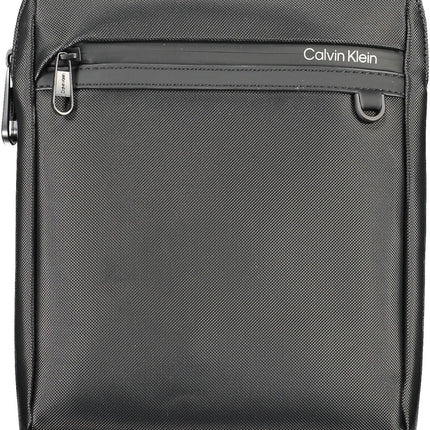 Black Polyethylene Men Shoulder Bag