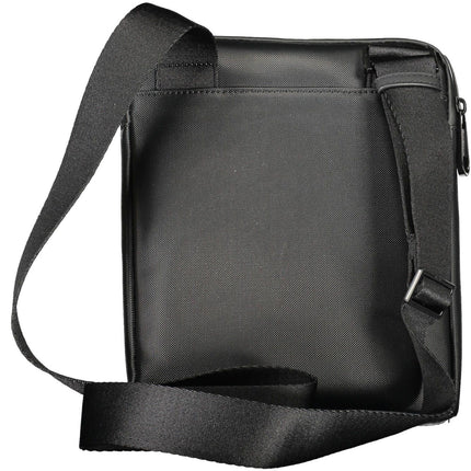 Black Polyethylene Men Shoulder Bag