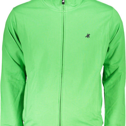 Sweat à collier vert vert brodé