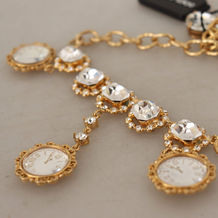 Elegant Timekeeper Statement Necklace