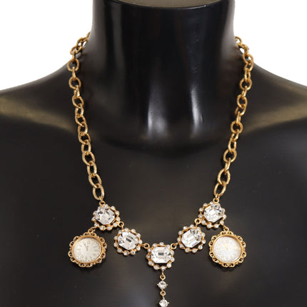 Elegant Timekeeper Statement Necklace