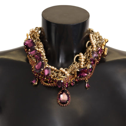 Sicilian Sparkle Gold-Tone Statement Necklace