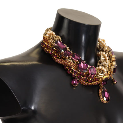 Sicilian Sparkle Gold-Tone Statement Necklace