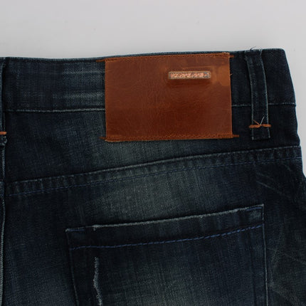 Jeans in denim italiani eleganti in forma slim