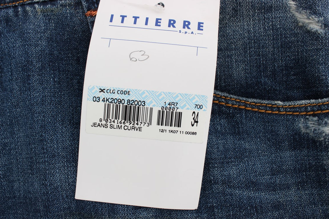 Jeans italiani Chic Slim Fit Blue Wash