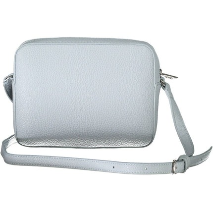 Light Blue Polyester Women Handbag