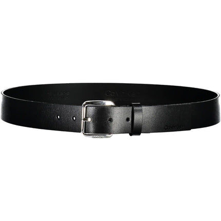 Black Leather Men Belt