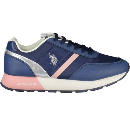 Blue Polyethylene Women Sneaker