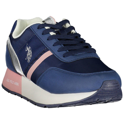 Blue Polyethylene Women Sneaker