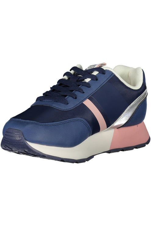 Blue Polyethylene Women Sneaker