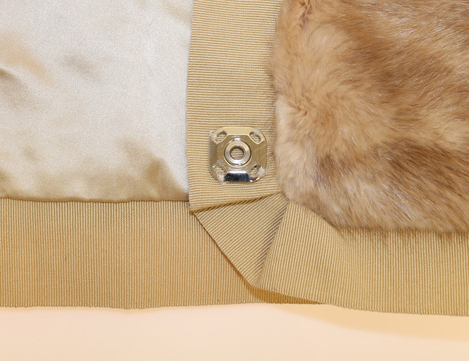 Exclusieve Beige MINK Bont Sjaal Wikkel