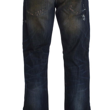 Eleganti jeans in denim maschile.