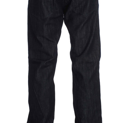 Eleganti jeans da uomo blu.