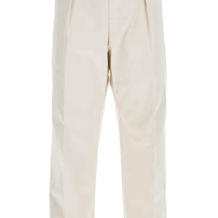 Moncler cotton drill pants in eight words