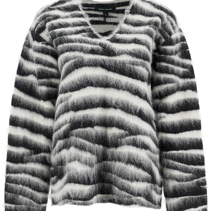 Marc Jacobs zebra print wool and mohair