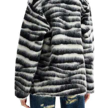 Marc Jacobs zebra print wool and mohair