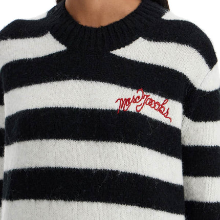 Marc Jacobs pullover the striped brushed logo sweater