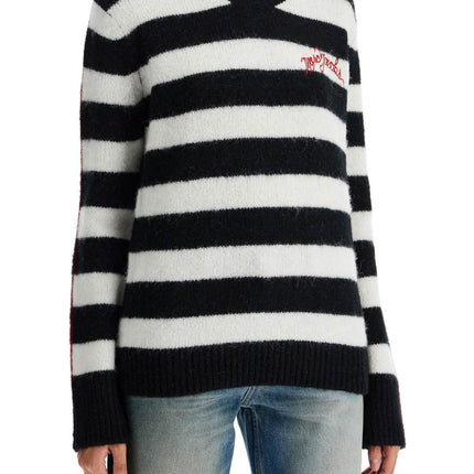 Marc Jacobs pullover the striped brushed logo sweater