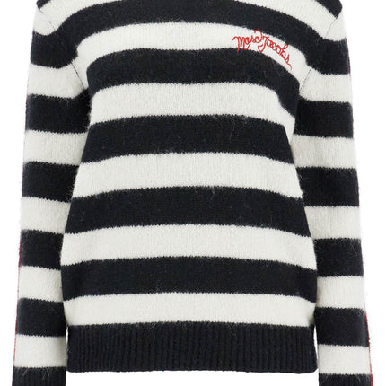 Marc Jacobs pullover the striped brushed logo sweater