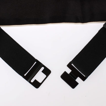 Exclusive White Silk Cummerbund