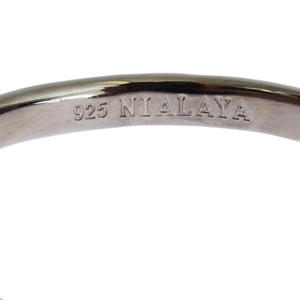 Elegant Rhodium Silver Bangle