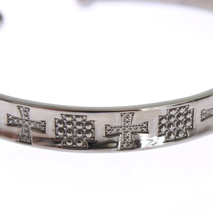 Elegant Rhodium Silver Bangle