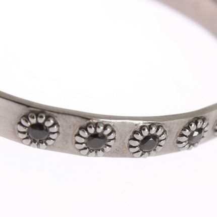 Chic Nialaya Silver CZ Bangle for Her