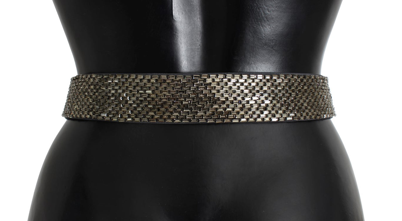 Ceinture de taille large à paillettes embellies