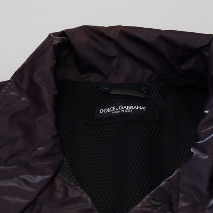 Veste de motard violet élégant