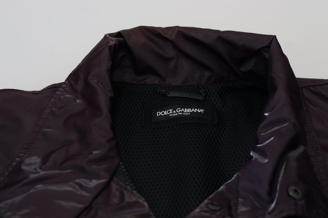 Veste de motard violet élégant