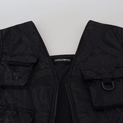 Veste de gilet sans manches élégante en noir