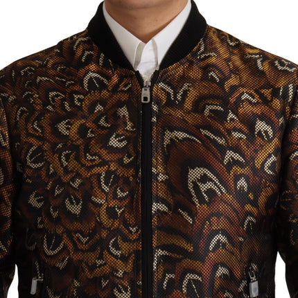 Veste de blouson marron élégant