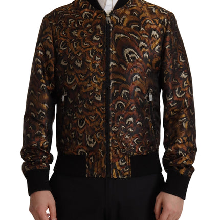 Veste de blouson marron élégant