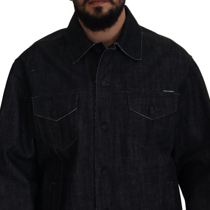 Veste élégante en jean noir