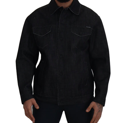 Veste élégante en jean noir