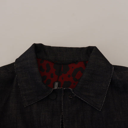 Veste élégante en jean noir