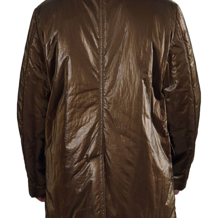 Elegant Bronze Double-Basted Veste