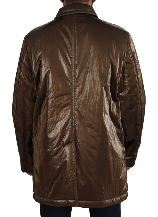 Elegant Bronze Double-Basted Veste