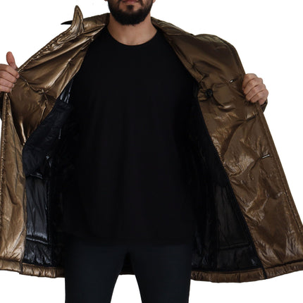 Elegant Bronze Double-Basted Veste