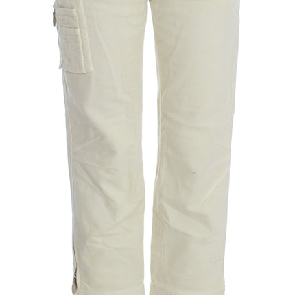 Pantalon chic cuit beige capri