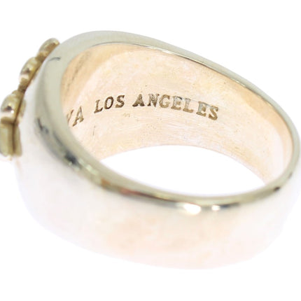 Anillo de hombres de la declaración de plata