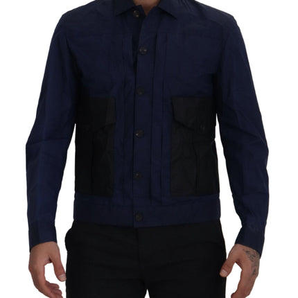 Selvé camisa de algodón azul oscuro