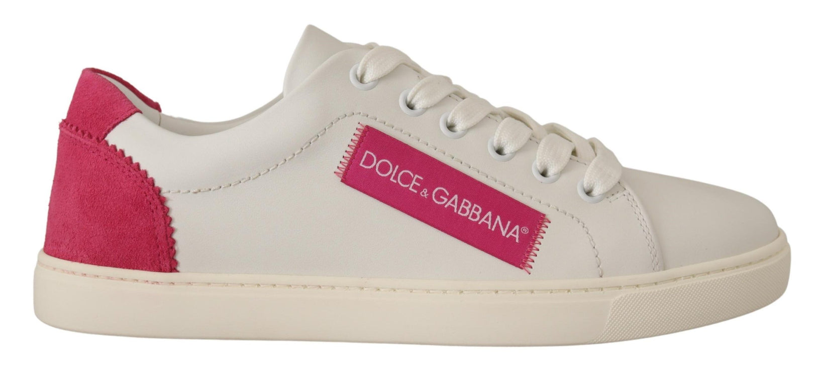 Eleganti sneaker a basso contenuto di pelle bianca