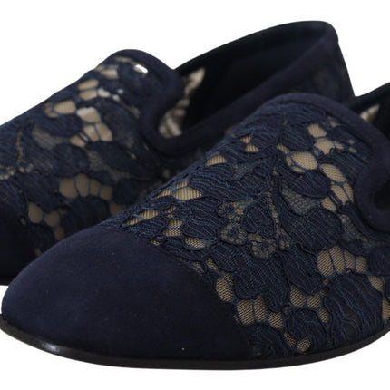 Elegante Blue Loafers Flats - Summer Chic