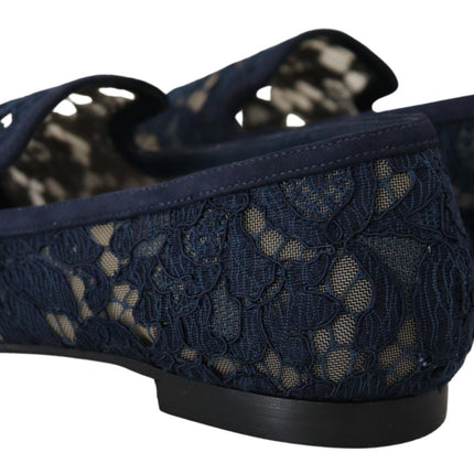 Elegante Blue Loafers Flats - Summer Chic