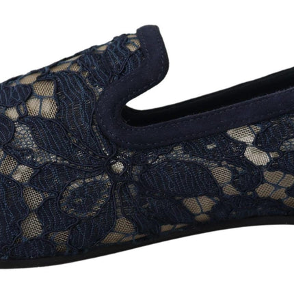 Elegante Blue Loafers Flats - Summer Chic