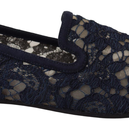 Elegante Blue Loafers Flats - Summer Chic