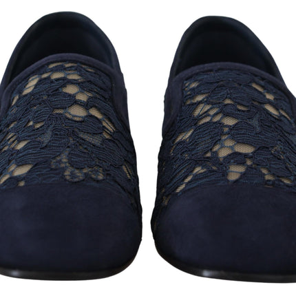 Elegante Blue Loafers Flats - Summer Chic