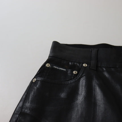 Pantalon noir maigre et maigre